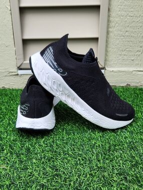 New Balance Fresh Foam X 1080 Unlaced  Black Slip-on Running Shoes Men's SIZE 13
